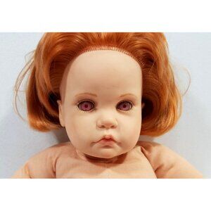 Hildegard Günzel Baby Doll Terry Gotz Kinderland 449-20 Pink Eyes Red Hair 1999